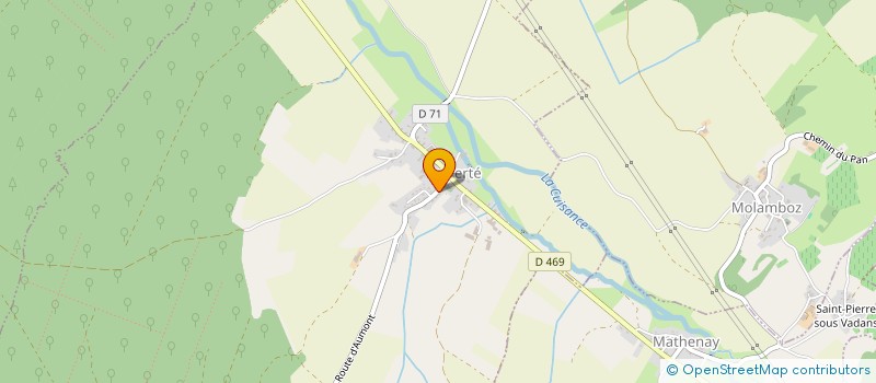 localisation de l'entreprise SOC DE DISTRIBUTION D'ARC ET SENANS à ARBOIS