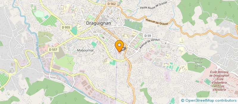 localisation de l'entreprise SOC DE DISTRIBUTION D ELECTROMENAGER à DRAGUIGNAN