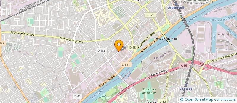 localisation de l'entreprise SOC DE DISTRIBUTION ET D'EXPLOITATION  ARGENTEUIL