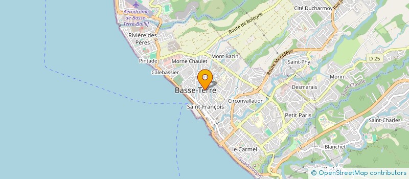 localisation de l'entreprise SOC DE DISTRIBUTION ET DE CONSTRUCTION à BASSE-TERRE