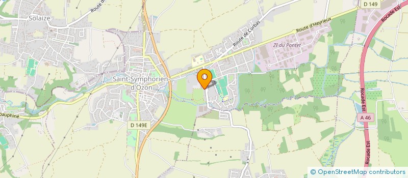 localisation de l'entreprise SOC DE DISTRIBUTION LAVIGNE SA à SAINT-SYMPHORIEN-D'OZON