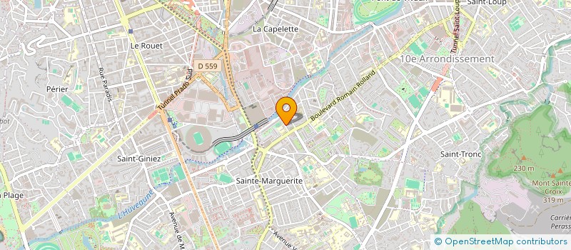 localisation de l'entreprise SOC DE DISTRIBUTION TOUS PRODUITS à MARSEILLE 9EME