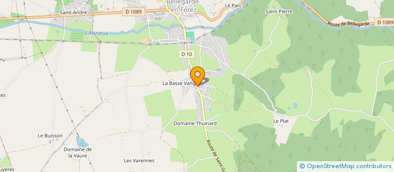 localisation de l'entreprise SOC DE FAB DE CUISINES INCORPOREES à BELLEGARDE-EN-FOREZ