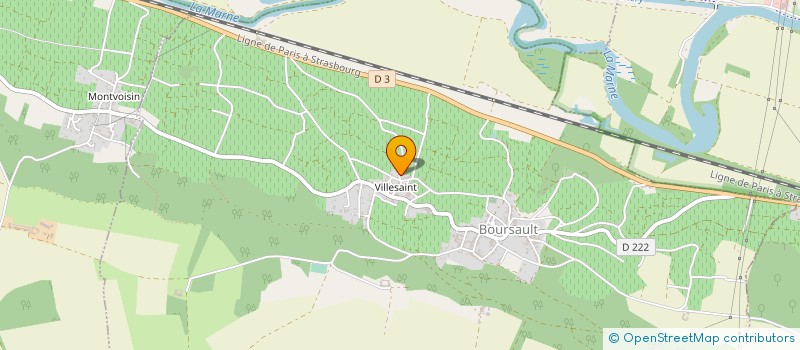 localisation de l'entreprise SOC DE FAIT ALLOUX DENIS  BOURSAULT