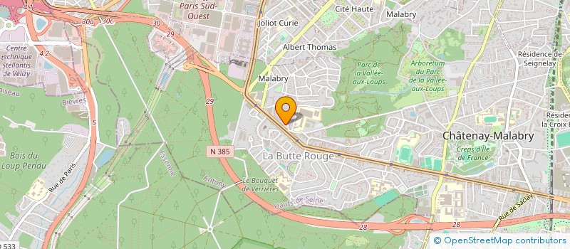 localisation de l'entreprise SOC DE FAIT BANCE LANDREAU à CHATENAY-MALABRY