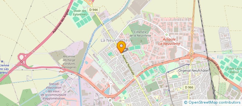 localisation de l'entreprise SOC DE FAIT BEAUCHER G. & DESSAIN Y.  REIMS