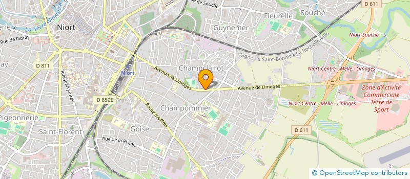 localisation de l'entreprise SOC DE FAIT BERNIER VERMANDOIS  NIORT