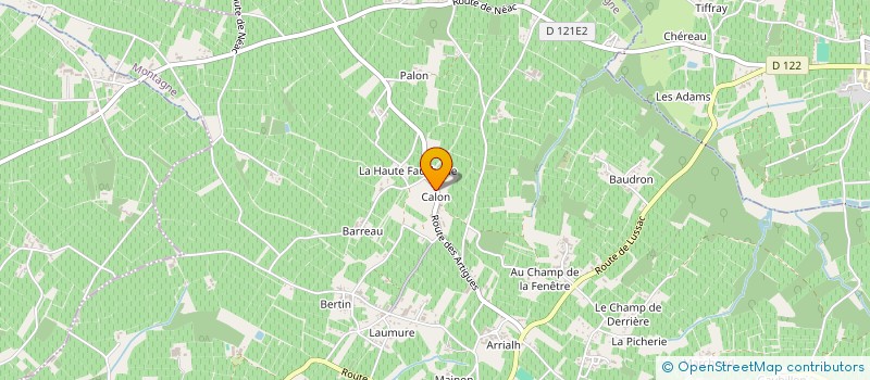 localisation de l'entreprise SOC DE FAIT BOIDRON à MONTAGNE