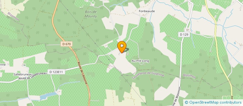 localisation de l'entreprise SOC DE FAIT CASANOVAS J.B. ET M.D.  BLASIMON