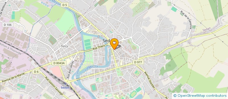 localisation de l'entreprise SOC DE FAIT CAUCHETEUX M ET WARIN G  SEDAN