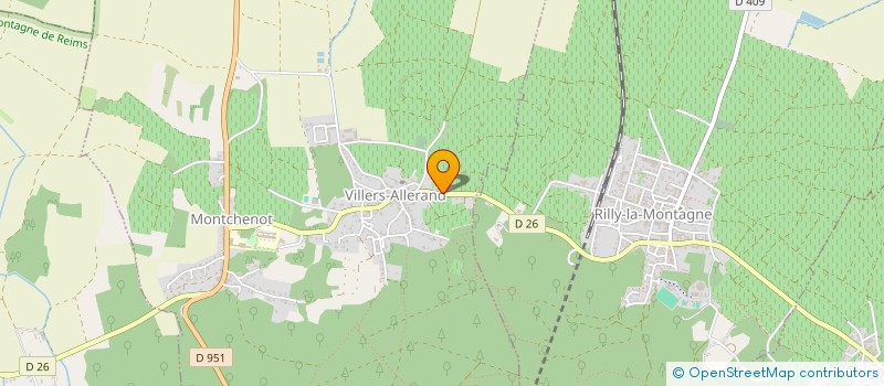 localisation de l'entreprise SOC DE FAIT CHAMPAGNE MAURICE PHILIPPART  CHIGNY-LES-ROSES