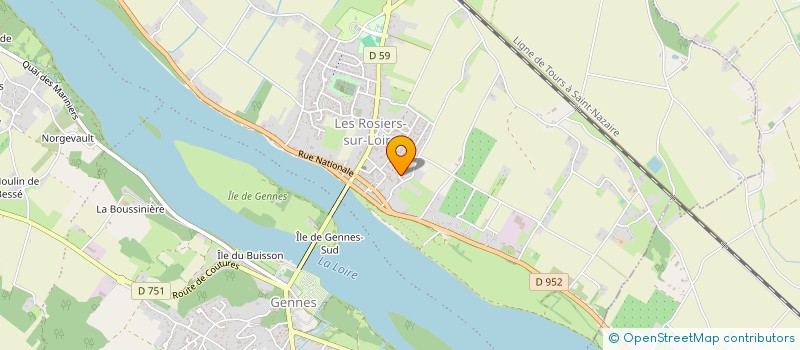 localisation de l'entreprise SOC DE FAIT DENIS ET BONTEMPS à GENNES-VAL-DE-LOIRE