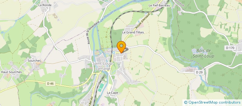 localisation de l'entreprise SOC DE FAIT DOLBEAU ET FILS  SAINT-LOUP-LAMAIRE