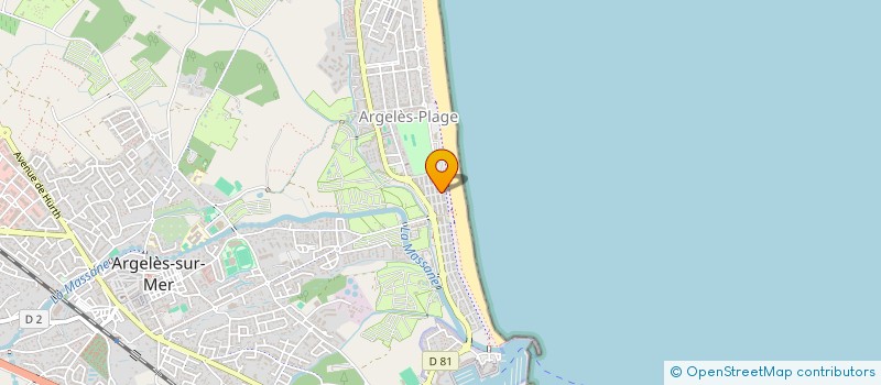 localisation de l'entreprise SOC DE FAIT DUCLOS B ET BERGES JP à ARGELES-SUR-MER