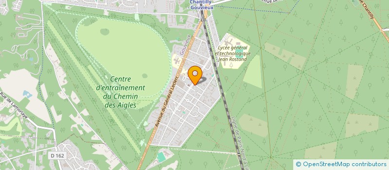 localisation de l'entreprise SOC DE FAIT GUERIB ALI ET LAHOUSSAINE  CHANTILLY