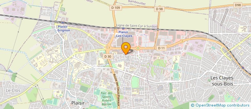 localisation de l'entreprise SOC DE FAIT HAMMANI DE LATUILLERIE à PLAISIR