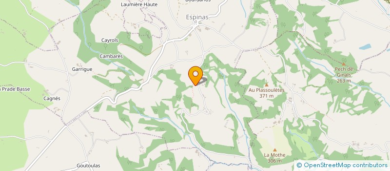 localisation de l'entreprise SOC DE FAIT HYDE ET MACKIE  PUYLAGARDE