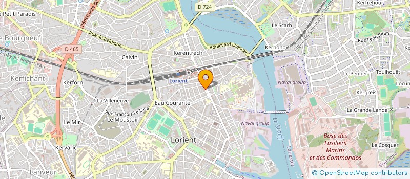 localisation de l'entreprise SOC DE FAIT KERGAL BOEDEC CUVILLIERS à LORIENT