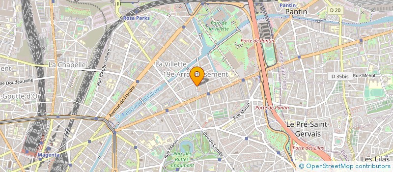 localisation de l'entreprise SOC DE FAIT.LABBACI-OUDACHENE  PARIS