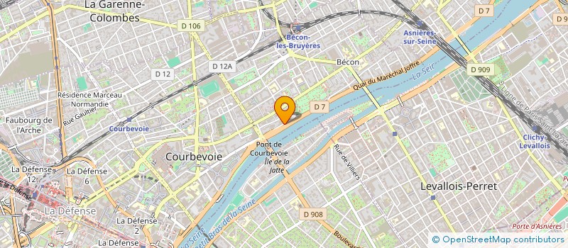 localisation de l'entreprise SOC DE FAIT LAUNAY ET PAPA CORPORATION à COURBEVOIE