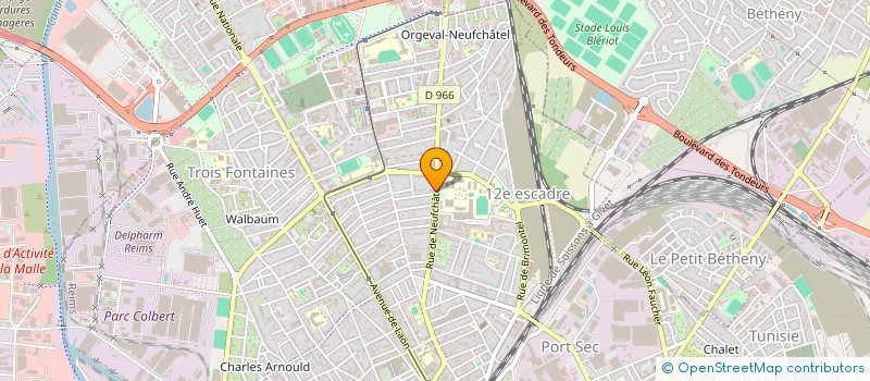 localisation de l'entreprise SOC DE FAIT LORRAIN FRANCHINO  REIMS