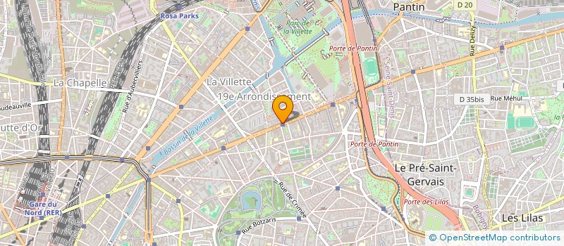 localisation de l'entreprise SOC DE FAIT M.BOUKROUNA ET B.SOUSSOU  PARIS