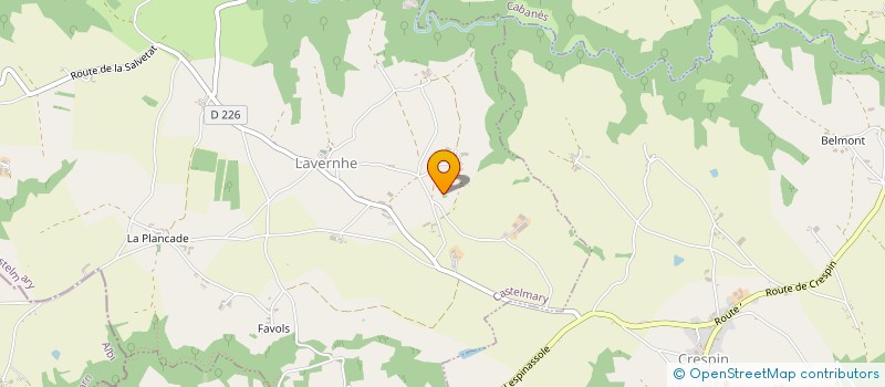 localisation de l'entreprise SOC DE FAIT MAZARS YVES ET MARGUERITE  CASTELMARY