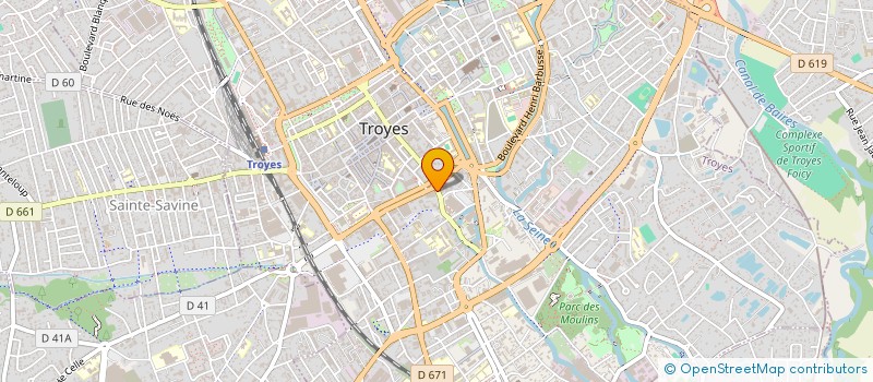 localisation de l'entreprise SOC DE FAIT MOUMEN & BEN HABSSA à TROYES
