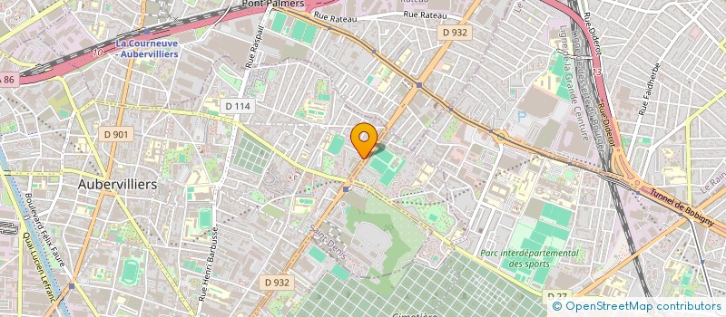 localisation de l'entreprise SOC DE FAIT NADHIF à AUBERVILLIERS