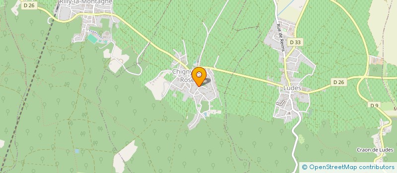 localisation de l'entreprise SOC DE FAIT PECHON ANDRE ET BAE MARC  CHIGNY-LES-ROSES