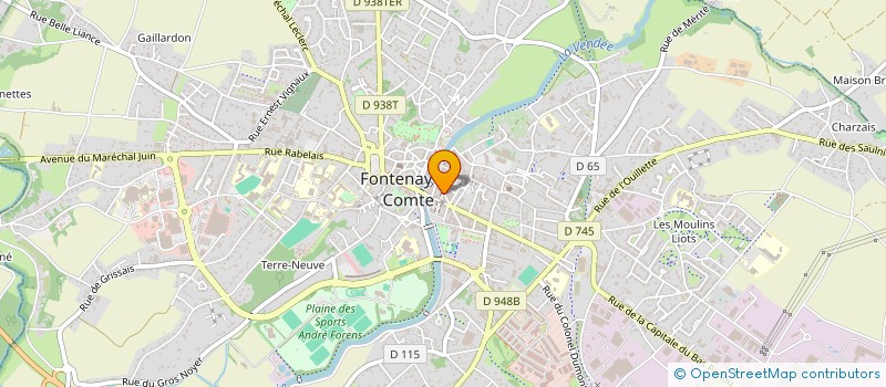 localisation de l'entreprise SOC DE FAIT PELLAY G ET L à FONTENAY-LE-COMTE
