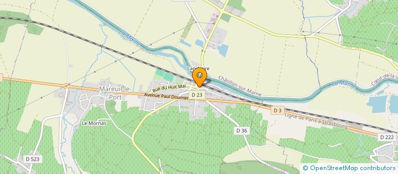 localisation de l'entreprise SOC DE FAIT PHILIZOT BATALLA à MAREUIL-LE-PORT