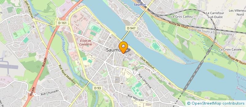 localisation de l'entreprise SOC DE FAIT POEHR LOISEAU  SAUMUR