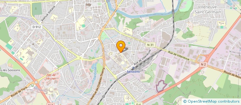 localisation de l'entreprise SOC DE FAIT ROUILLON HARAUT à SOISSONS