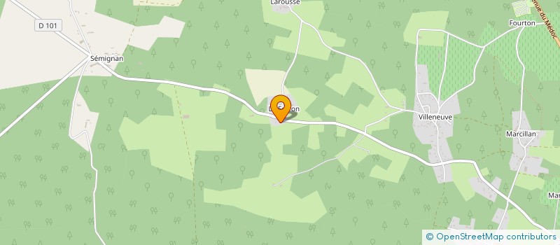 localisation de l'entreprise SOC DE FAIT RUZZICA  SAINT-LAURENT-MEDOC