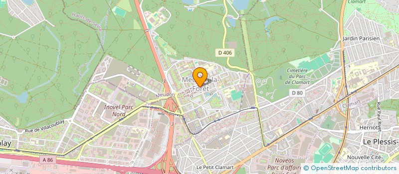 localisation de l'entreprise SOC DE FAIT SAPORTA & MOUCHEL à MEUDON