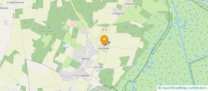 localisation de l'entreprise SOC DE FAIT TERRIEN GILBERT ET ANDRE à HERBIGNAC