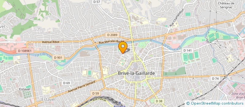 localisation de l'entreprise SOC DE FAIT VAYNE MICHEL COUPRY ALAIN  BRIVE-LA-GAILLARDE