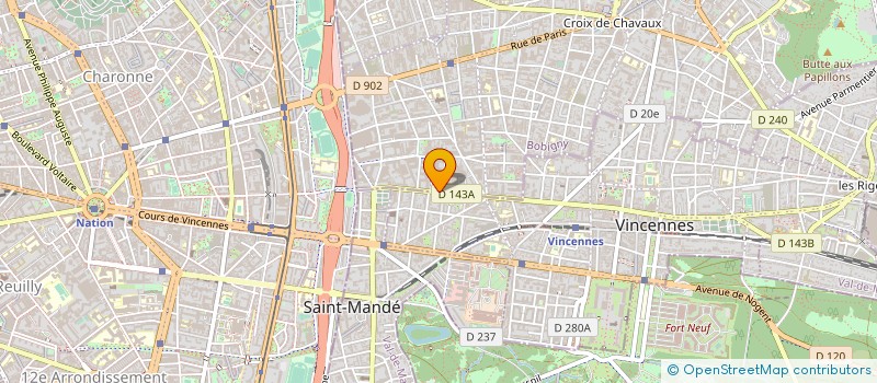 localisation de l'entreprise SOC DE GERANCE DE L'HOTEL MANGANAO à MONTREUIL