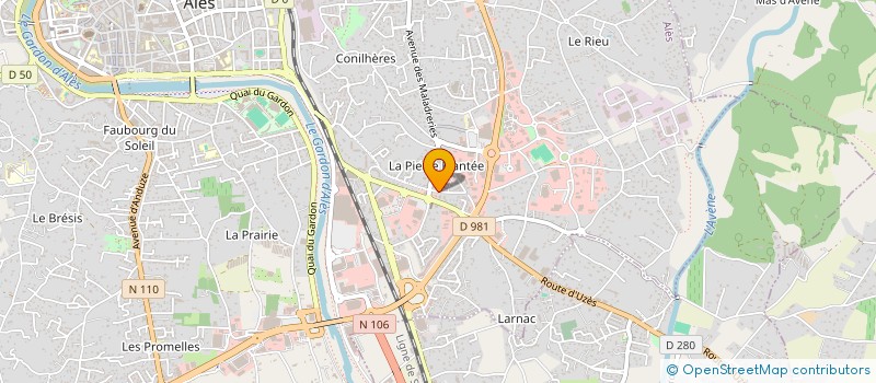 localisation de l'entreprise SOC DE GESTION COMMERCIALE  ALES