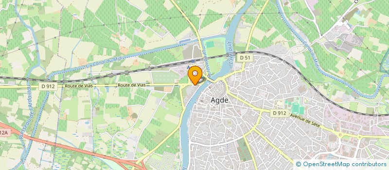 localisation de l'entreprise SOC DE GESTION DE COMMERCES à AGDE