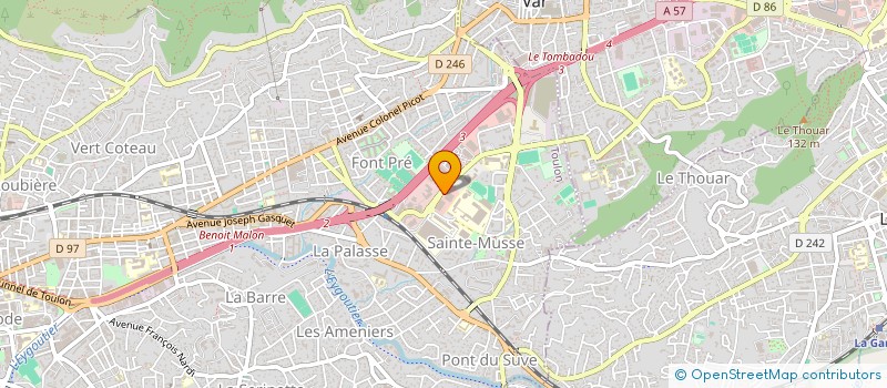 localisation de l'entreprise SOC DE GESTION DE COPROPRIETE à TOULON