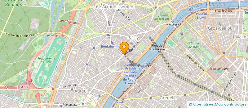 localisation de l'entreprise SOC DE GESTION DE SAINT JEAN DE PASSY à PARIS