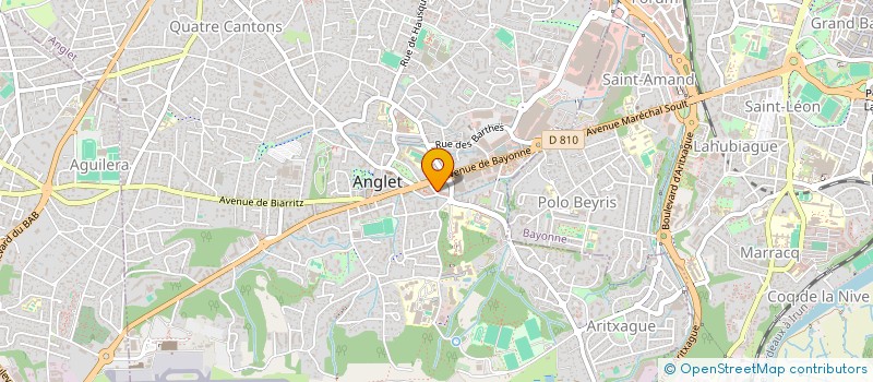 localisation de l'entreprise SOC DE GESTION ET D'ETUDES DE BATIMENT à ANGLET