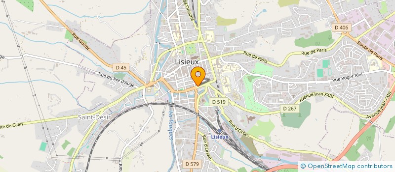 localisation de l'entreprise SOC DE GESTION ET DE DISTRIBUTION à LISIEUX