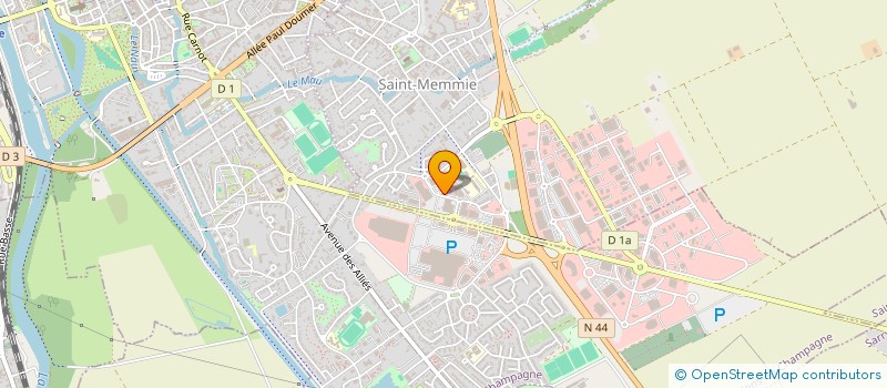 localisation de l'entreprise SOC DE GESTION ET DE SERVICES  SAINT-MEMMIE