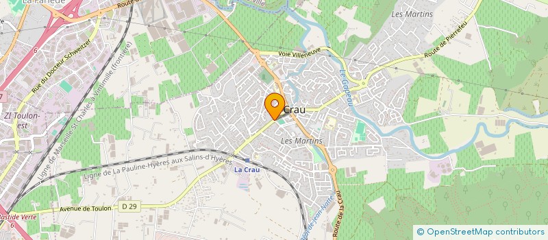localisation de l'entreprise SOC DE GESTION ET EXPLOIT COMMERCIALE à LA CRAU