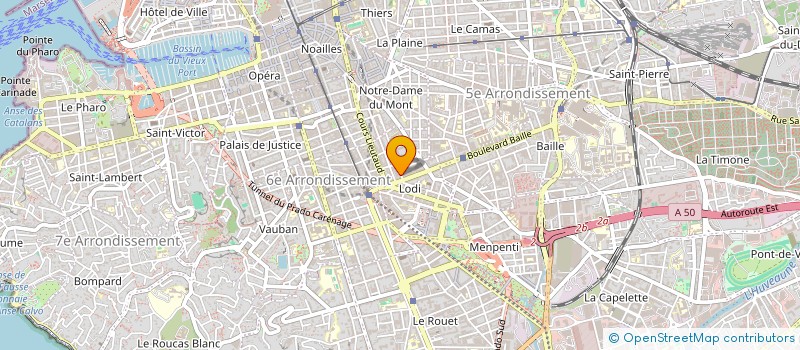 localisation de l'entreprise SOC DE GESTION ET INVESTISSEMENT  MARSEILLE