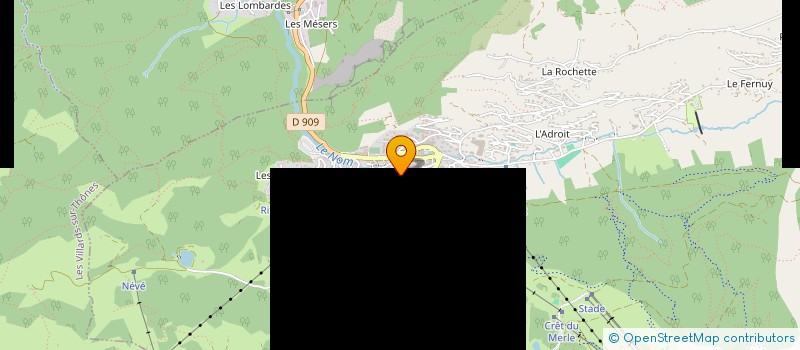 localisation de l'entreprise SOC DE GESTION HOTELIERE & RESTAURATION à LA CLUSAZ