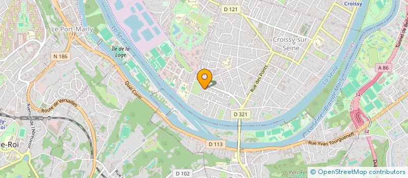 localisation de l'entreprise SOC DE GESTION IMMOBILIERE  CROISSY-SUR-SEINE